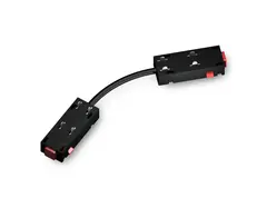 Коннектор питания гибкий для шинопровода Magnetic 220V GL1110 BK черный 250*28.5*18