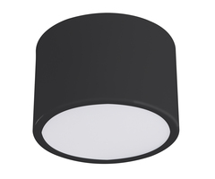05510,19 Светильник Медина черный d10 h6,5 Led 8W (4000K)