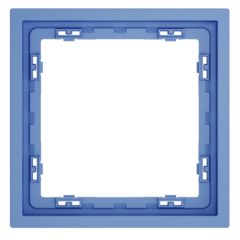 VLS100115 Рамка пластиковая VOLTUM S70 на 1 пост, (деним). (ТМ Maytoni)
