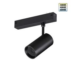 359958 PORT NT25 220 черный Трековый светильник с переключ. цв. темпер. IP20 LED 3000К\4000К\6000К 18W 90-240V VECTOR