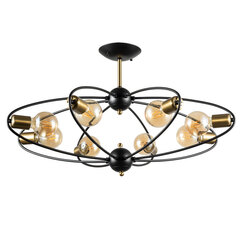 Потолочная люстра Arte Lamp GLASGOW A1963PL-8BK, 8хE27
