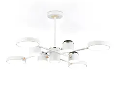 Светильник светодиодный подвесной FL51627/9+4 WH/FGD белый/золото 132W 3000-6000K D850*370 (без ПДУ)
