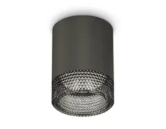 Комплект накладного светильника XS6303003 DCH/BK черный хром/тонированный MR16 GU5.3 (C6303, N6151)