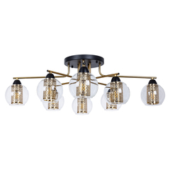 Потолочная люстра Arte Lamp MANCHESTER A7045PL-8BK, 8хE14