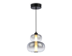 Светильник светодиодный подвесной LH11052 BK/SM черный/дымчатый 12W 3000K D230*265