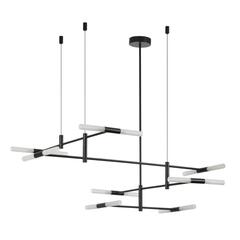 4307/16 HIGHTECH ODL26 Потолочный светильник черный/акрилл/металл IP20  G9 40W *16 180°  220V SOHO