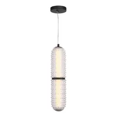 SL6144.403.01 Светильник подвесной ST-Luce черный/прозрачный LED 1*22W 4000K