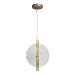 SL6141.303.01 Светильник подвесной ST-Luce бронза/прозрачный LED 1*11W 4000K