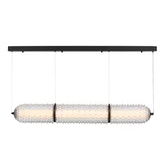 SL6144.413.01 Светильник подвесной ST-Luce черный/прозрачный LED 1*37W 4000K