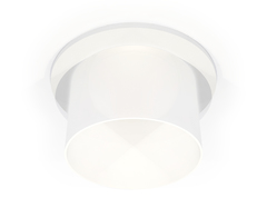 Комплект встраиваемого светильника с акрилом XC6512067 SWH/FR белый песок/белый матовый MR16 GU5.3 (C6512, N6252)