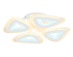 Светильник потолочный светодиодный с пультом FA4019/4 WH белый 82W 3000K+6400K/4200K/6400K+3000K D420*85 (ПДУ ИК)