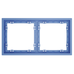 VLS100215 Рамка пластиковая VOLTUM S70 на 2 поста, (деним). (ТМ Maytoni)