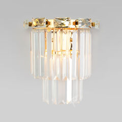 Бра с хрусталем 10130/1 золото