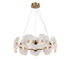 Люстра Грея латунь d60 h120 Led 12*2W (3000K)