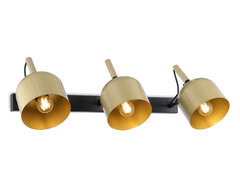 Настенно-потолочный спот TR97109/3 GD/BK золото/черный E27*3 max 40W D130*223*273*550