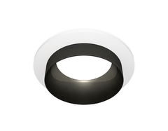 Комплект встраиваемого светильника XC6512021 SWH/PBK белый песок/черный полированный MR16 GU5.3 (C6512, N6131)