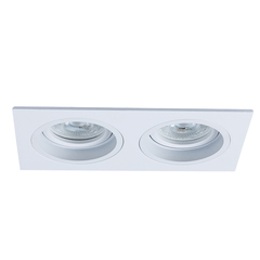Точечный встраиваемый светильник ARTE LAMP TARF A2178PL-2WH, 2хGU10