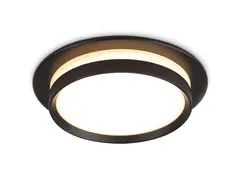 Светильник встраиваемый TN5215 BK черный GX53 max 15W D105*40
