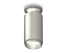 Комплект накладного светильника XS6324080 SSL/MCH серебро песок/хром матовый MR16 GU5.3 (N6904, C6324, N6123)