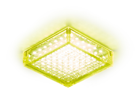 Встраиваемый потолочный светодиодный светильник S150 GD золото 5W 4200K LED