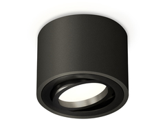 Комплект накладного поворотного светильника XS7511002 SBK/PBK черный песок/черный полированный MR16 GU5.3 (C7511, N7002)