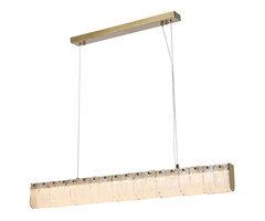 Люстра Гэлли латунь w90*8 h200 Led 32W (3000K)