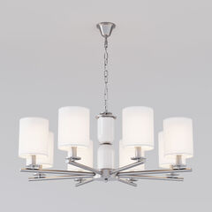 Умная подвесная люстра 60146/8 никель