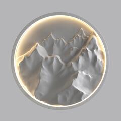 7168/20WL HIGHTECH ODL26 427 Настенный светильник белый/гипс/металл IP20 LED 20W 3500K 220-240V MONTANA