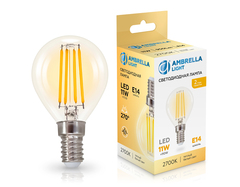Лампа светодиодная Filament 451133 LED P45 11W E14 2700K 220-240V