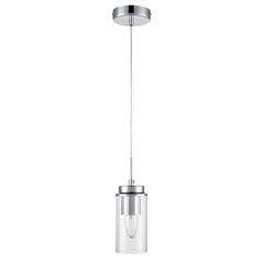 8102/1A COMFI LN25 хром/прозрачный металл/металл Подвес Е14 1*40W 220V ISHA
