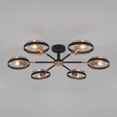 Потолочный светильник в стиле лофт 70121/6 черный