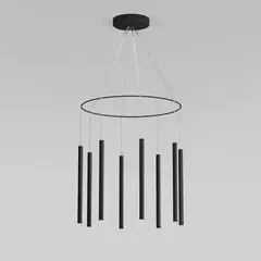 Светодиодный подвесной светильник с регулировкой высоты 301101 LED черный, LED