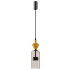 5046/12LB L-VISION ODL24 431 черный/светл.коричневый/металл/стекло/керамика Подвес LED 12W 4000К 1400Лм PALLETA