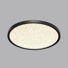 7662/32L MITRA LED SN 56 Светильник пластик/белый/черный LED 32Вт 3000/4000K D400 IP40 OMEGA BLACK