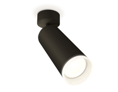 Комплект поворотного светильника XM6343010 SBK/FR черный песок/белый матовый MR16 GU5.3 (A2210, C6343, N6246)