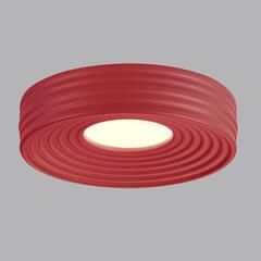 7705/40L AVRA LED SN 20 Светильник металл/пластик/белый/красный LED 40Вт 4000K D470 IP20 MACARON