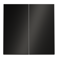 VLSM000312 Клавиши для выключателя/переключателя двухклавишного, S70 Metal (антрацит). (ТМ Maytoni)