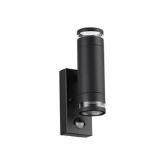 6605/2W HIGHTECH ODL23 731 черный/металл/пвх стойкий к УФ излучению Настенный св-к IP44 LED GU10 14W MOTTO