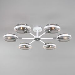 Умный потолочный светильник в стиле лофт 70121/6 белый Smart