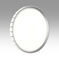 7696/EL PALE SN 90 Светильник пластик/серебристый LED 70Вт 3000-6000К D495 IP43 пульт ДУ KUPI SILVER
