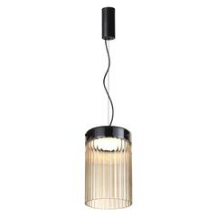 5047/15L L-VISION ODL24 303 черный/светл.янтарный/металл/стекло Подвес LED 15W 4000К 1676Лм PILLARI