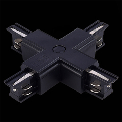 ST030.409.17 Х-образный токоподвод для трехфазного шинопровода ST-Luce Черный