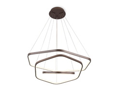 Подвесной светодиодный светильник FL366/3 CF кофе 84W 4200K D400/600/800*1200 (без ПДУ)