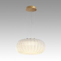 7720/36L PIKO LED SN 031 Светильник металл/стекло/прозрачный/золотой LED 36Вт 3000-6500K D400 IP20 пульт ДУ ANGELO