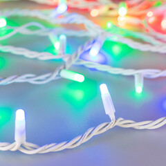 Светодиодная гирлянда ARD-STRING-PRO-10000-WHITE-100LED-MILK-LIVE RGB-DMX (24V, 10W) (Ardecoled, IP65)