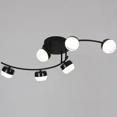 90590-0.3-06 Black светильник потолочный Reluce, GX53х6