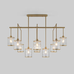 Умная потолочная люстра 60144/10 золото