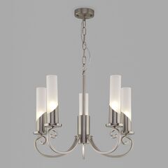 Умная подвесная люстра 60117/5 никель