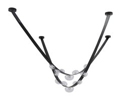 08460-300,19(21) Подвес Дэлви черный L300 Led 21W (3000K)
