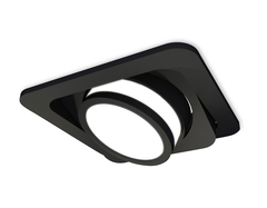 Комплект встраиваемого поворотного светильника XC7659081 SBK/FR черный песок/белый матовый MR16 GU5.3 (C7659, N7121)